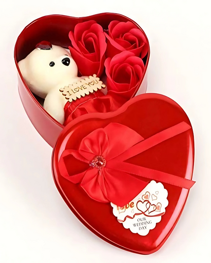 Heart Shaped Valentine's Day Gift Box with "I Love You"...